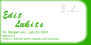 edit lukits business card